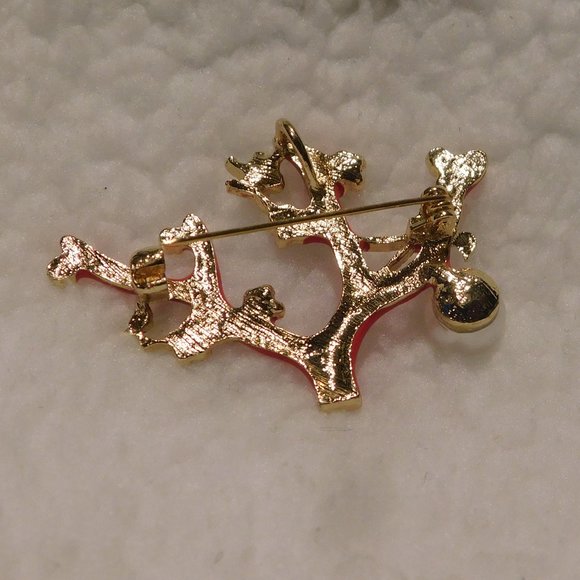 BRANCH BROOCH gold tone - Picture 5 of 5